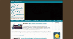 Desktop Screenshot of huntingtoncountychamber.com