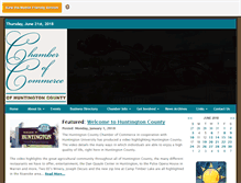 Tablet Screenshot of huntingtoncountychamber.com